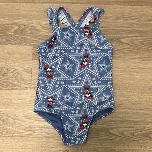 Gap Kids Disney Girls Minnie Mouse One Piece Bathing Suit - size 4